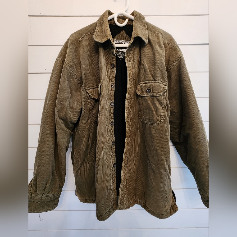 Corduroy Shirt/Jacket Fleece Lined XL